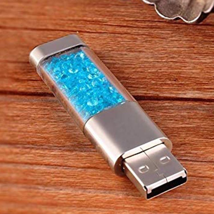 Kristall Oem Chiavette Usb Flash Thumb Pen Stick Drive Crystal Usb Flash Drive 128Gb Usb 3.0 Phone  Memory Stick