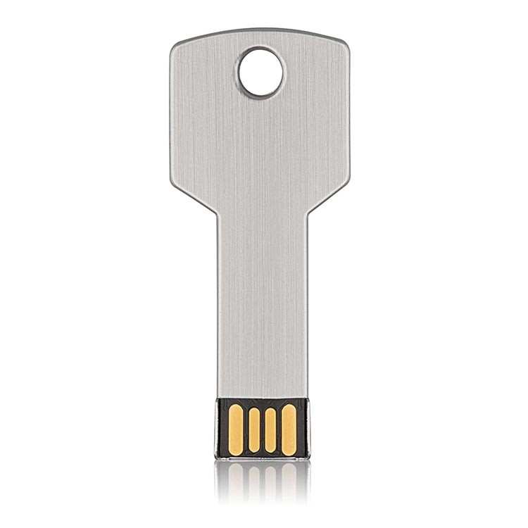 4Gb 8Gb 16Gb 32Gb 64Gb 128Gb 256Gb Metal Silver Pendrive Usb Key Ring Shape Encryption Flash Drive