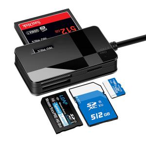 USB 3.0 SD Card Reader Compatible with Apple and Windows, powered by USB, supports CF/SD/SDHC/SCXC/MMC/MMC Micro etc.